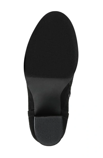 Journee Collection Womens Baylor Stacked Heel Booties In Black