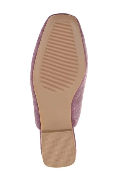 Shop Journee Collection Sonnia Flat Mule In Lilac