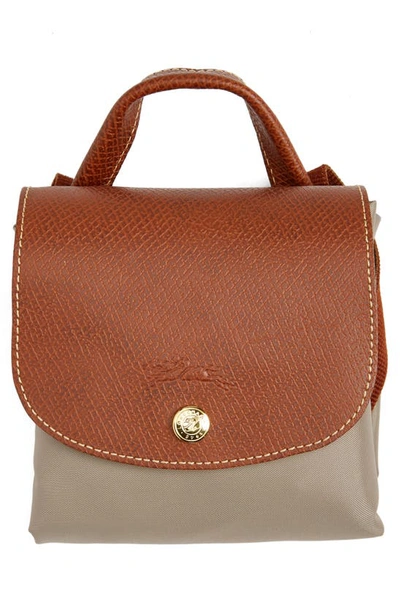 Shop Longchamp Le Pliage Backpack In Turtledove