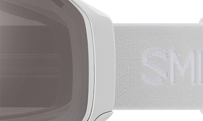 Shop Smith 4d Mag™ 154mm Snow Goggles In White Vapor / Platinum
