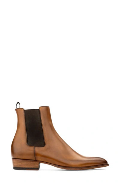 To Boot New York Myles Leather Chelsea Boots In Crust Tabacco