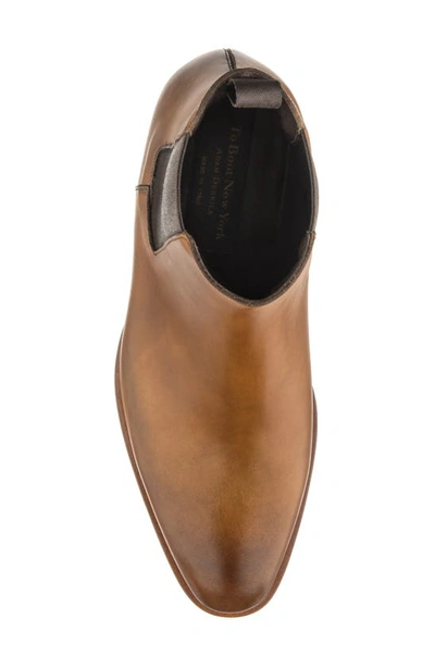To Boot New York Myles Leather Chelsea Boots In Crust Tabacco