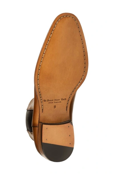 To Boot New York Myles Leather Chelsea Boots In Crust Tabacco
