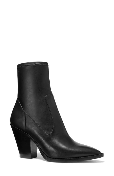 Michael Michael Kors Women's Dover Pointed Toe High Heel Booties In Black |  ModeSens