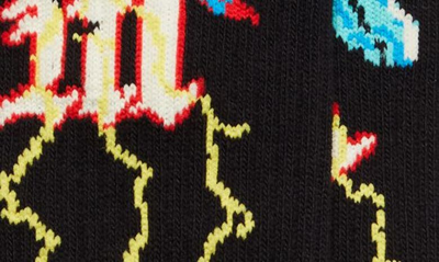 Shop Amiri X Wes Lang Monster Hand Crew Socks In Black