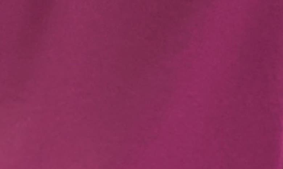 Rya Collection Swan Charmeuse & Ostrich Feather Wrap In Berry