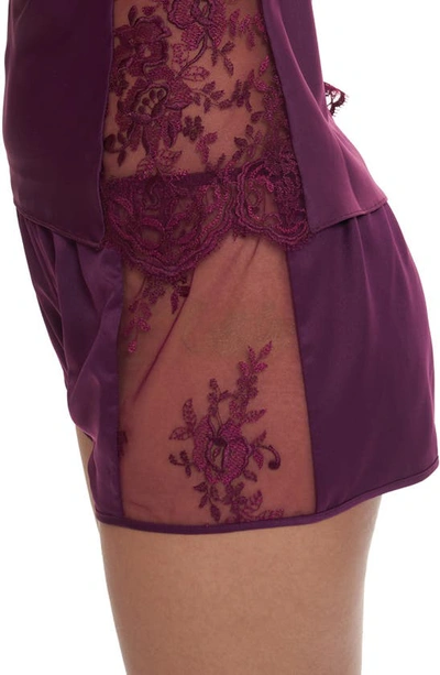 Shop Rya Collection Darling Short Pajamas In Eggplant