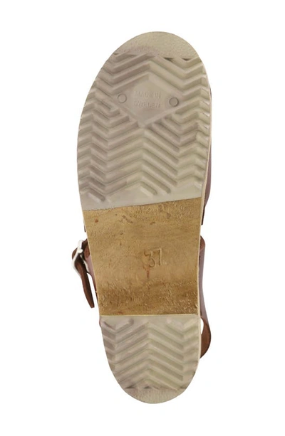Mia Sofia Clog Sandal In Brown