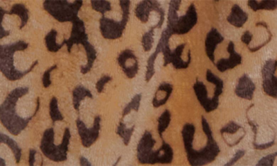 Shop Ugg Marlow Double Face Fleece Robe In Live Oak Leopard