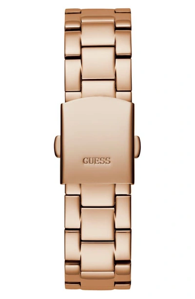 Shop Guess Multifunction Bracelet Watch, 38mm X 10.4mm In Rose Gold/multi/rose Gold
