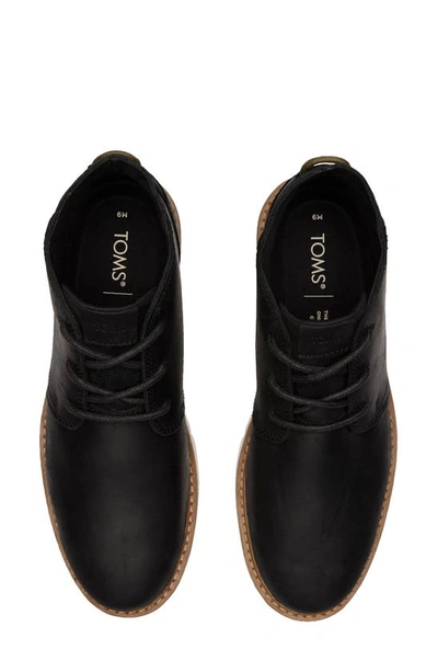 Toms Navi Water Resistant Chukka Boot In Black