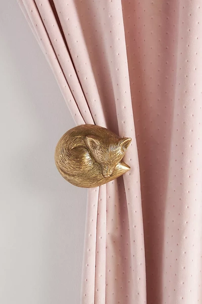 Anthropologie Sleeping Fox Tieback In Brown