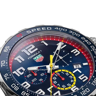 Pre-owned Tag Heuer 1 X Red Bull Racing Heuer Formula 43mm Refcaz101al.ft8052