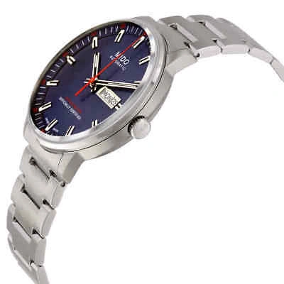 Pre-owned Mido Commander Ii Automatic Blue Dial Men's Watch M021.431.11.041.00