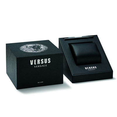 Pre-owned Versus By Versace Women Watch Multifunction Sertie N Vspos2521 Leather