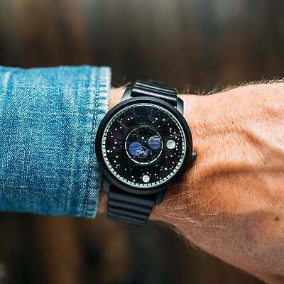 Pre-owned Xeric Nasa Apollo 15 American Moonphase Deep Space Purple