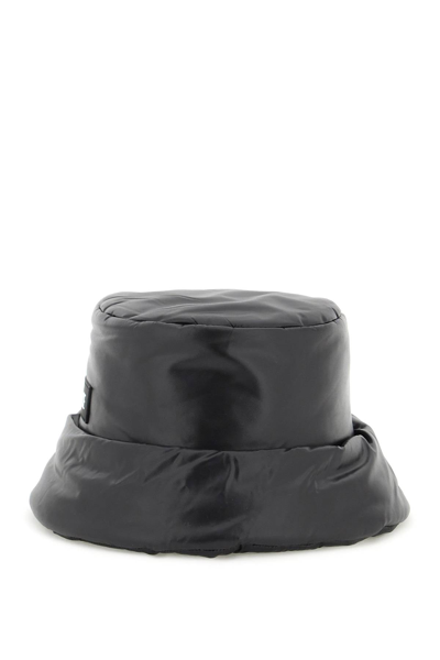 Shop Versace Padded Bucket Hat In Black