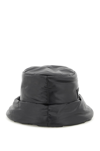 Shop Versace Padded Bucket Hat In Black
