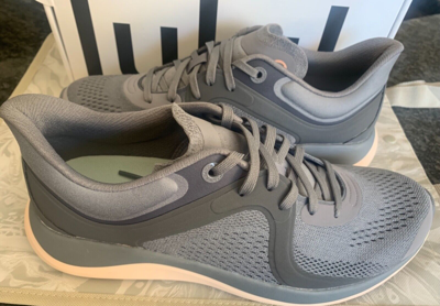 Pre-owned Lululemon Chargefeel Low Women Workout Shoeanchor/grey/  Pink8-8.5-9-9.5-10 In Anchor/graphite Grey/butter Pink