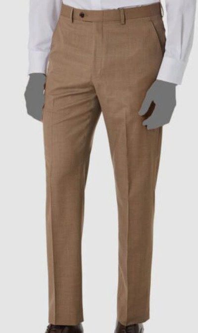 Pre-owned Lauren Ralph Lauren $640 Ralph Lauren Men's Brown Houndstooth Classic-fit 2-piece Suit Size 42r