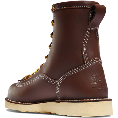 Pre-owned Danner ® Power Foreman 8" Composite Toe Waterproof Work Boots 15210 - All Sizes In Brown