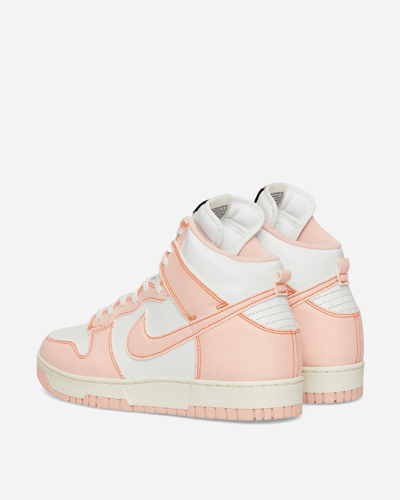 Nike Dunk 1985 Topstitched Denim And Leather High-top Sneakers In Multicolor