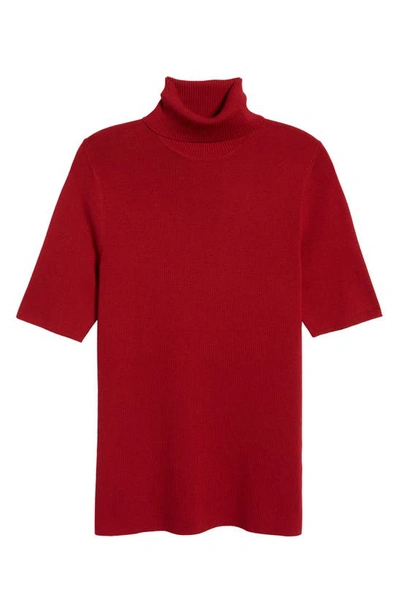 Anne Klein Plus Size Turtleneck Sweater In Titan Red