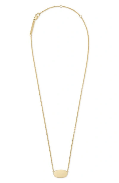 Shop Kendra Scott Elisa 18k Gold Vermeil Short Pendant Necklace