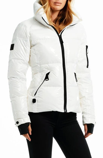 Shop Sam Freestyle Water Repellent Down Puffer Jacket In Snow