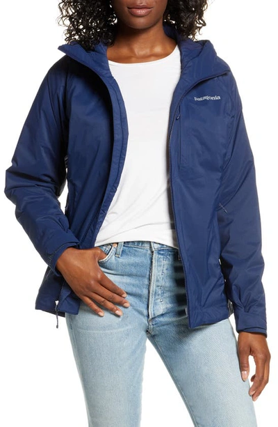 Shop Patagonia Nano Storm Waterproof Stretch Jacket In Cny Classic Navy