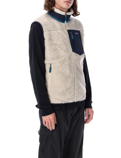 Shop Patagonia Classic Retro-x® Fleece Vest In Natural