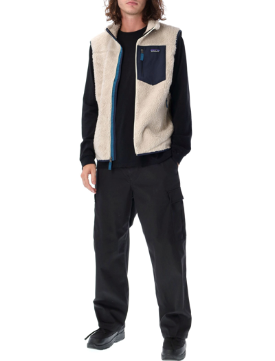 Shop Patagonia Classic Retro-x® Fleece Vest In Natural