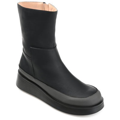 Shop Journee Collection Collection Women's Tru Comfort Foam Cristen Bootie In Black