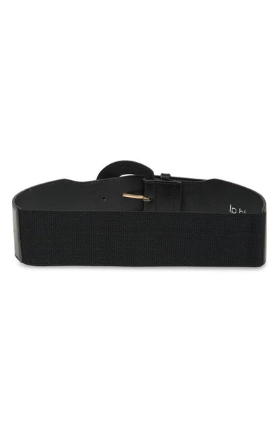 Linea Pelle Harness Faux Leather Buckle In Black