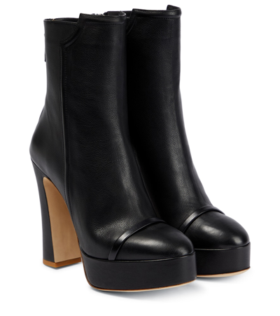 Axelle Ankle Boots - Patent Black - Sézane