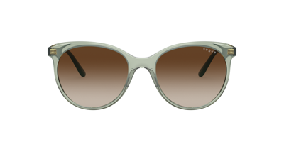Shop Vogue Eyewear Woman Sunglasses Vo5453s In Brown Gradient