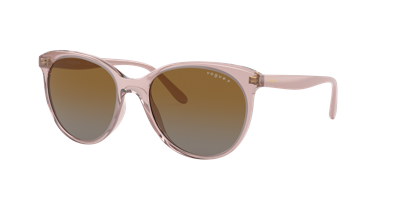 Shop Vogue Eyewear Woman Sunglasses Vo5453s In Grey Gradient Brown Polar