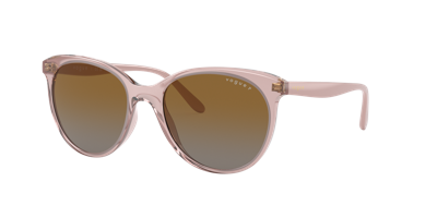 Shop Vogue Eyewear Woman Sunglass Vo5453s In Grey Gradient Brown Polar