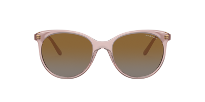 Shop Vogue Eyewear Woman Sunglass Vo5453s In Grey Gradient Brown Polar