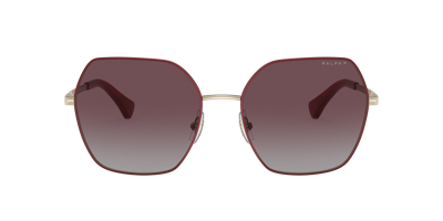 Shop Ralph Woman Sunglass Ra4138 In Gradient Purple