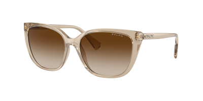 Shop Ralph Woman Sunglasses Ra5274 In Gradient Brown
