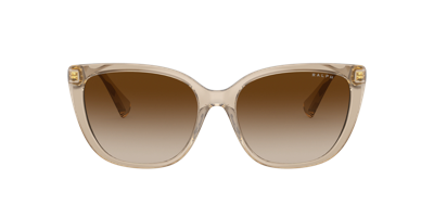 Shop Ralph Woman Sunglasses Ra5274 In Gradient Brown