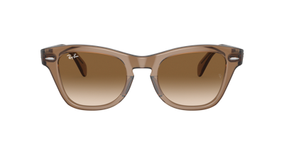 Ray Ban Rb0707s Sonnenbrillen Hellbraun Transparent Fassung Braun Glas 53-21 In Braun