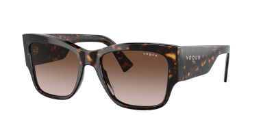 Shop Vogue Eyewear Woman Sunglasses Vo5462s In Gradient Brown