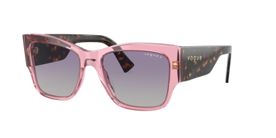 Shop Vogue Eyewear Woman Sunglasses Vo5462s In Polar Grey Gradient Violet