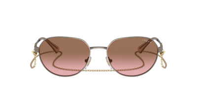 Shop Vogue Eyewear Woman Sunglass Vo4254s In Pink Gradient Brown