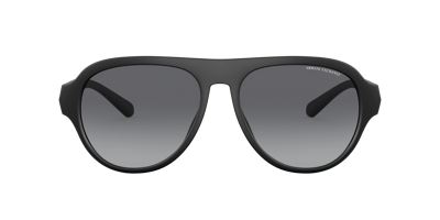 Shop Armani Exchange Man Sunglasses Ax4126su In Polar Gradient Grey