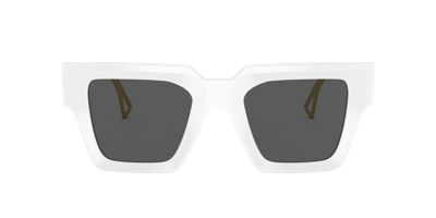 Versace Ve 4431 401/87 50mm Womens Square Sunglasses In Dark Grey