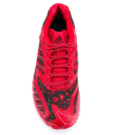 Shop Adidas Originals Adidas Torsion Trdc Scarlet Sneakers In Red