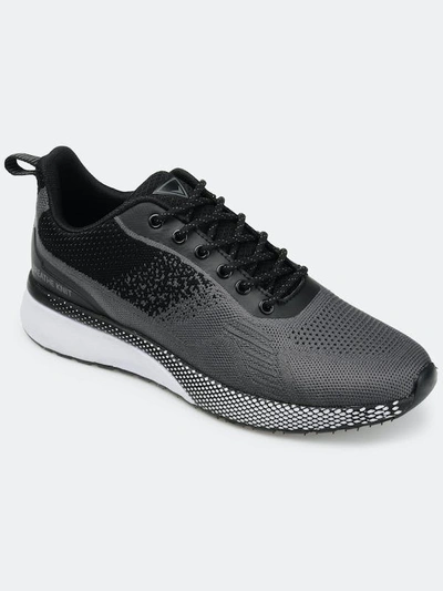 Shop Vance Co. Shoes Vance Co. Spade Casual Knit Walking Sneaker In Black